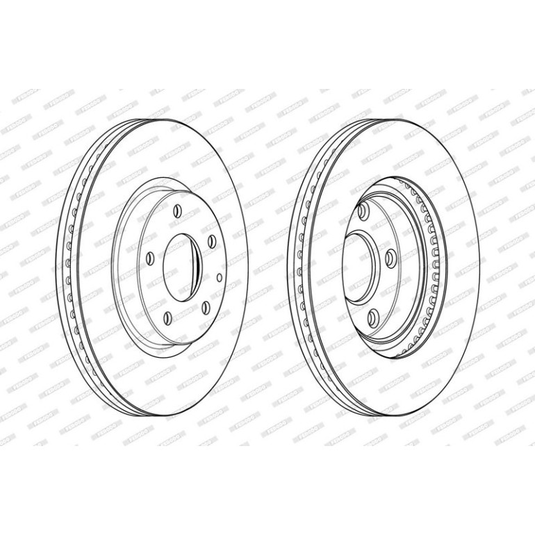 Bremsscheibe DDF2463C