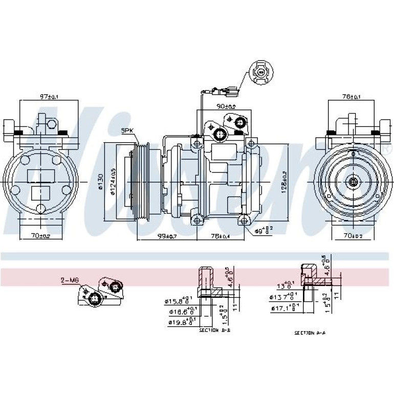 Kompressor, Klimaanlage 89166 Kompressor, Klimaanlage 89166
