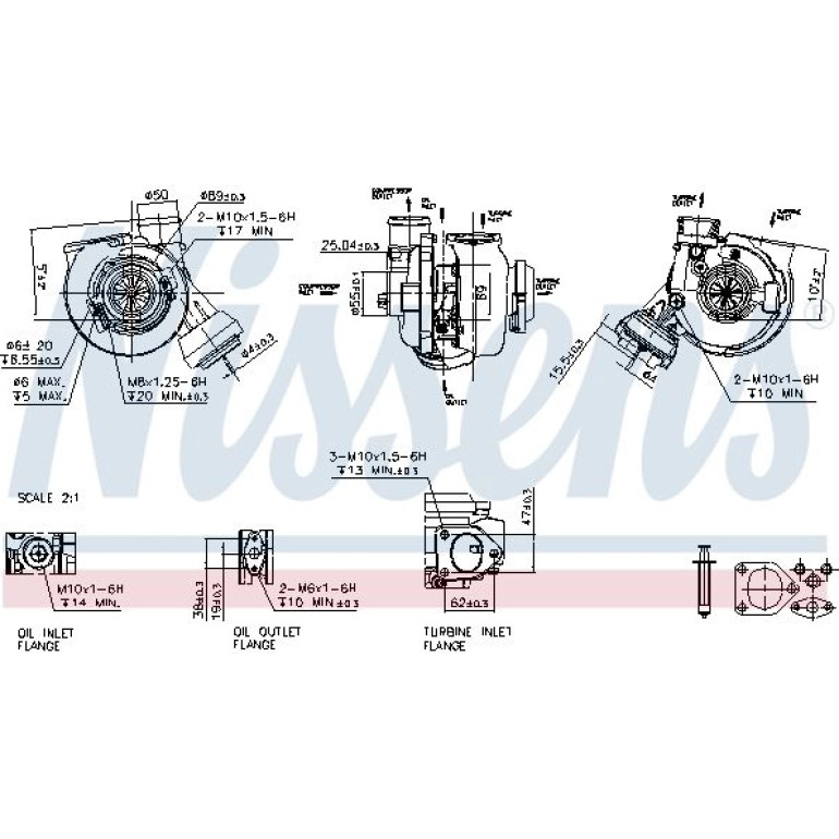 Nissens Turbolader 93177 Nissens Turbolader 93177