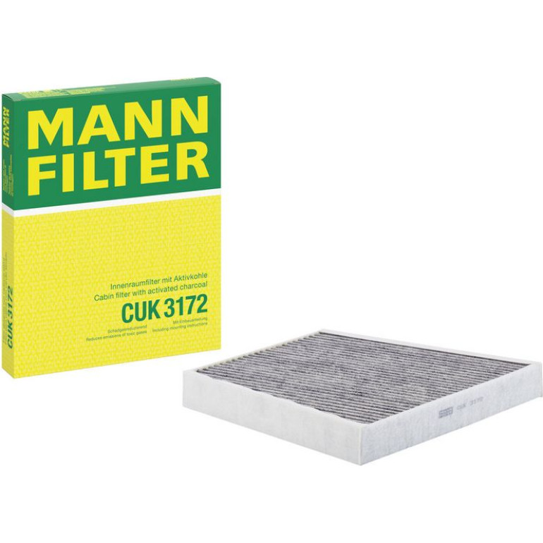 MANN-FILTER CUK 3172 Innenraumfilter, Aktivkohlefilter