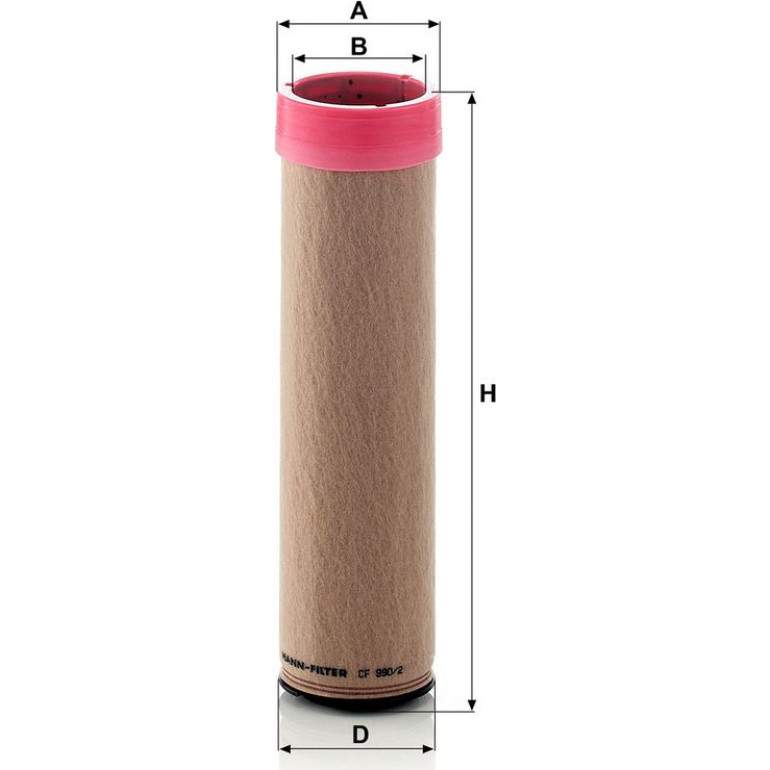 Sekundärluftfilter CF 990/2 Sekundärluftfilter CF 990/2