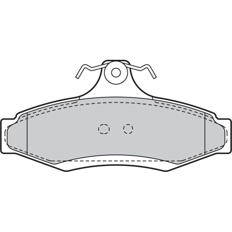 Bremsbelagsatz, Scheibenbremse 598902