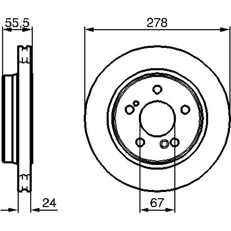 Bremsscheibe 0 986 479 133 Bremsscheibe 0 986 479 133