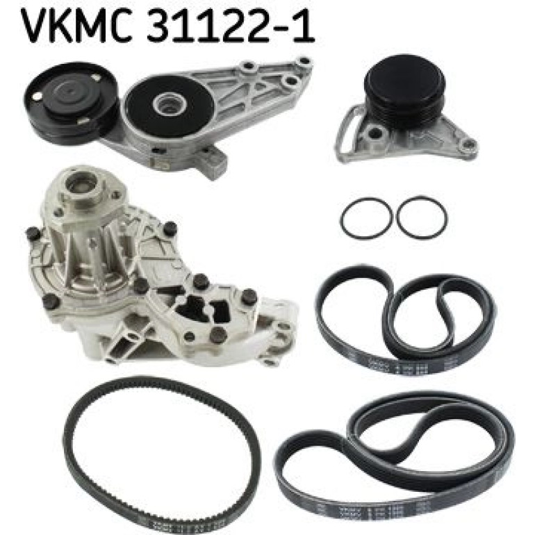 Wasserpumpe + Keilrippenriemensatz VKMC 31122-1