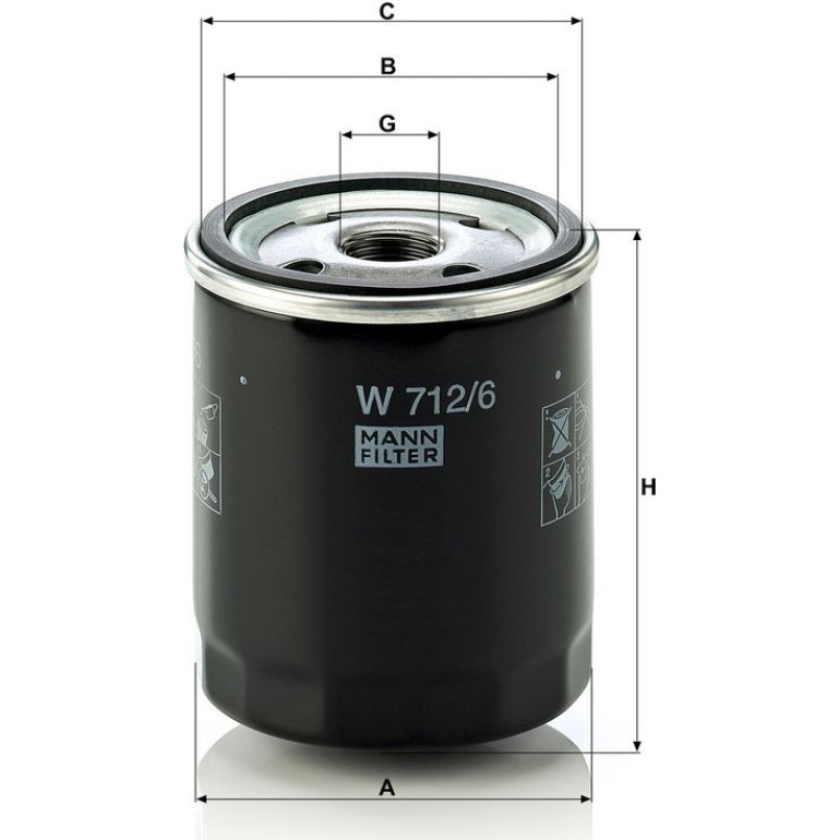 Ölfilter W 712/6