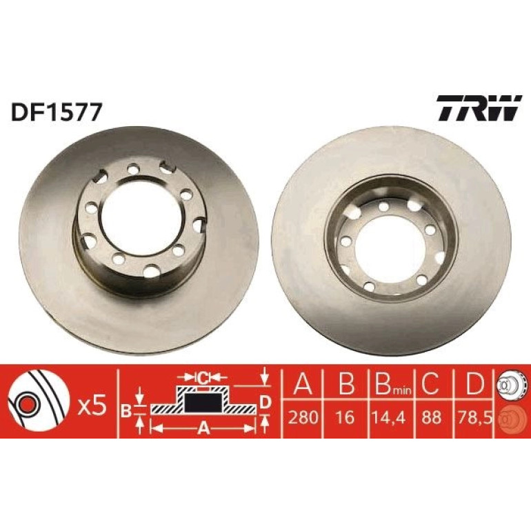 Bremsscheibe DF1577