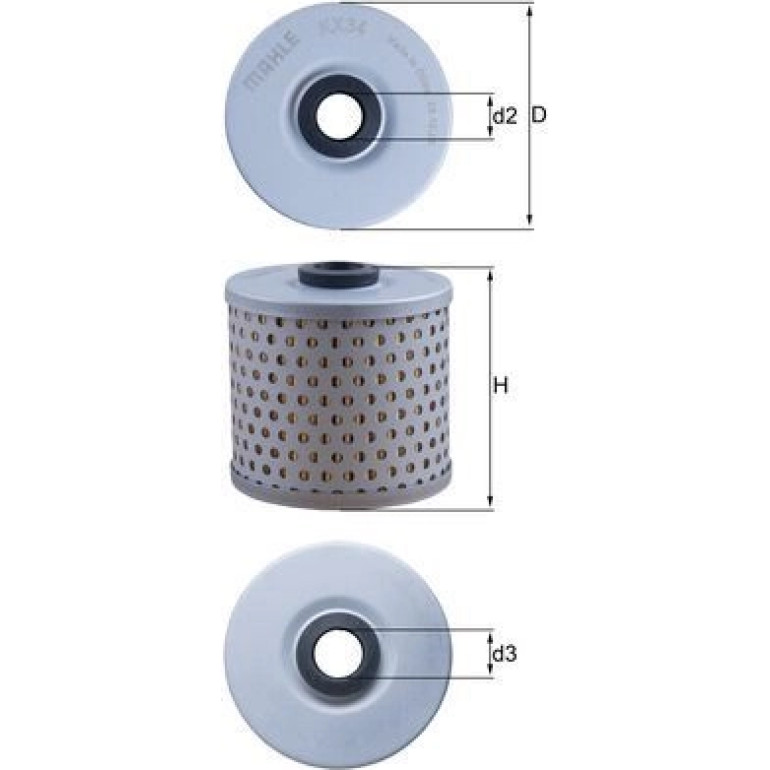 Kraftstofffilter KX 34 Kraftstofffilter KX 34