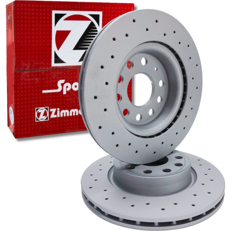 ZIMMERMANN SPORT COAT Z 600.3233.52 Bremsscheibe 280mm + 23131.195.1 Bremsbeläge inkl. Verschleißwarnkontakt ZIMMERMANN SPORT COAT Z 600.3233.52 Bremsscheibe 280mm + 23131.195.1 Bremsbeläge inkl. Verschleißwarnkontakt