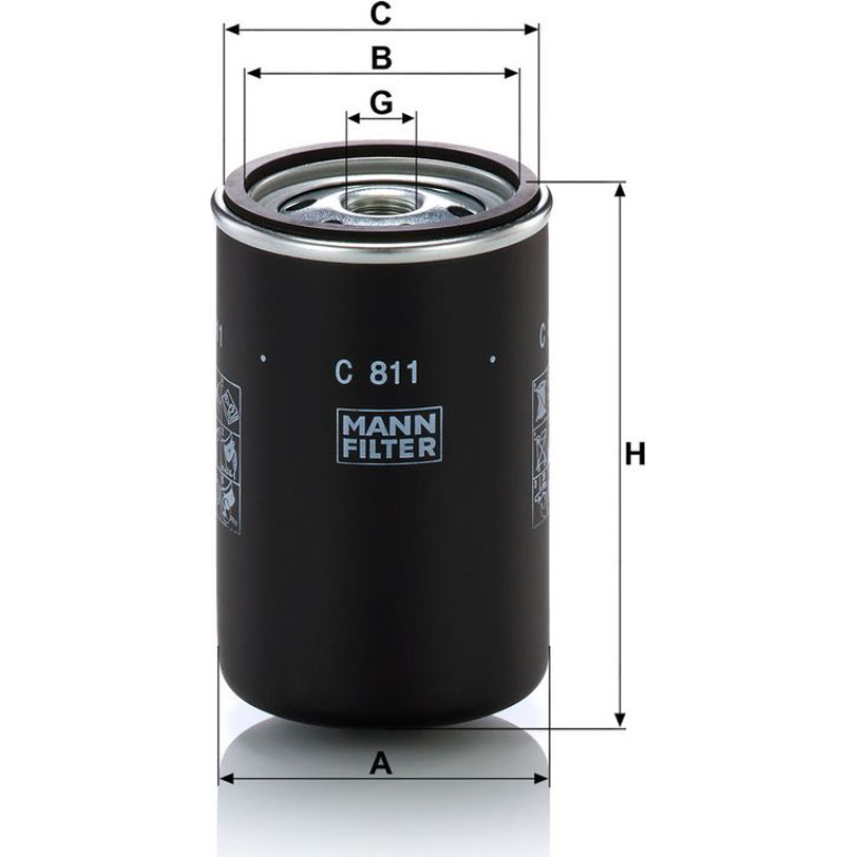 MANN-FILTER C 811 Luftfilter