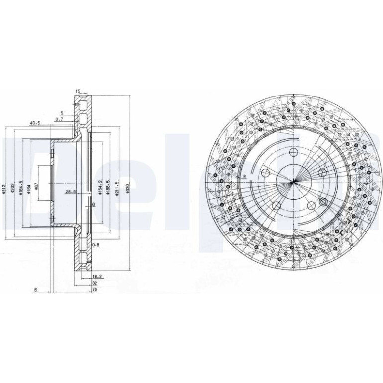 Bremsscheibe BG3827