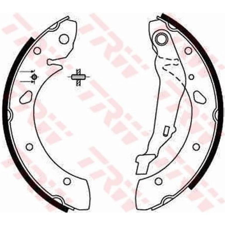 Bremsbackensatz GS8632 Bremsbackensatz GS8632