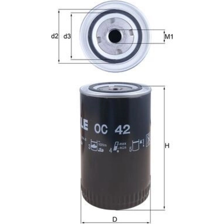 Ölfilter OC 42 Ölfilter OC 42