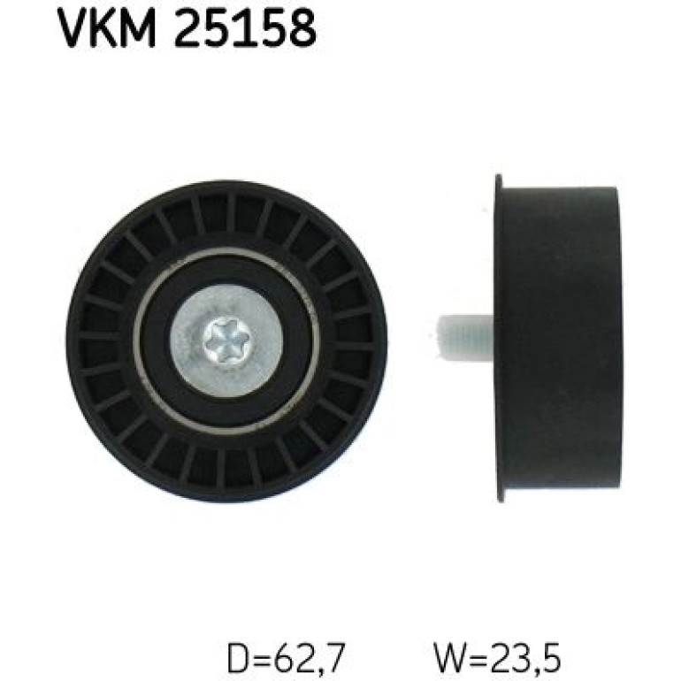 Umlenk-/Führungsrolle, Zahnriemen VKM 25158 Umlenk-/Führungsrolle, Zahnriemen VKM 25158
