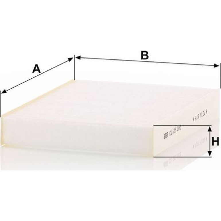 MANN-FILTER CU 25 003 Innenraumfilter, Partikelfilter MANN-FILTER CU 25 003 Innenraumfilter, Partikelfilter