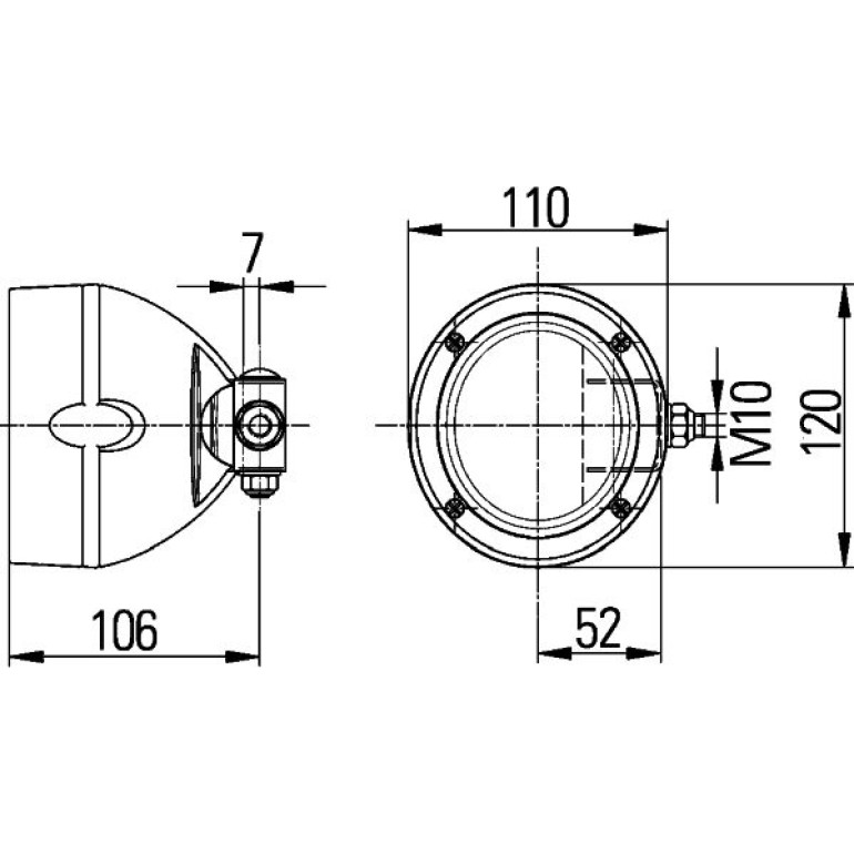 Arbeitsscheinwerfer 1GM 996 134-371 Arbeitsscheinwerfer 1GM 996 134-371
