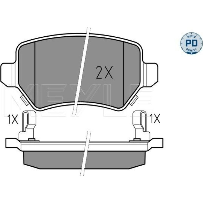Bremsbelagsatz, Scheibenbremse 025 234 1715/PD Bremsbelagsatz, Scheibenbremse 025 234 1715/PD