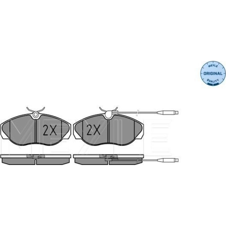 Bremsbelagsatz, Scheibenbremse 025 217 9719/W