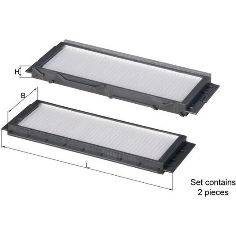Filter, Innenraumluft LA 501/S