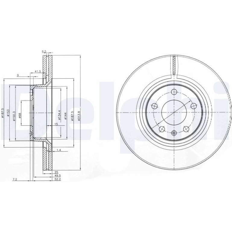 Bremsscheibe BG3942 Bremsscheibe BG3942