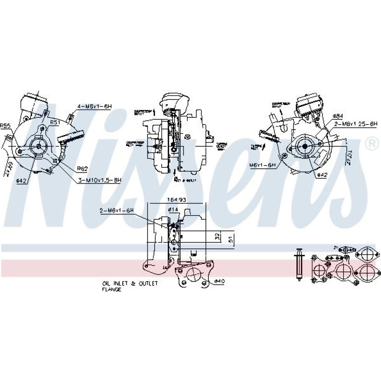 Nissens Turbolader 93056