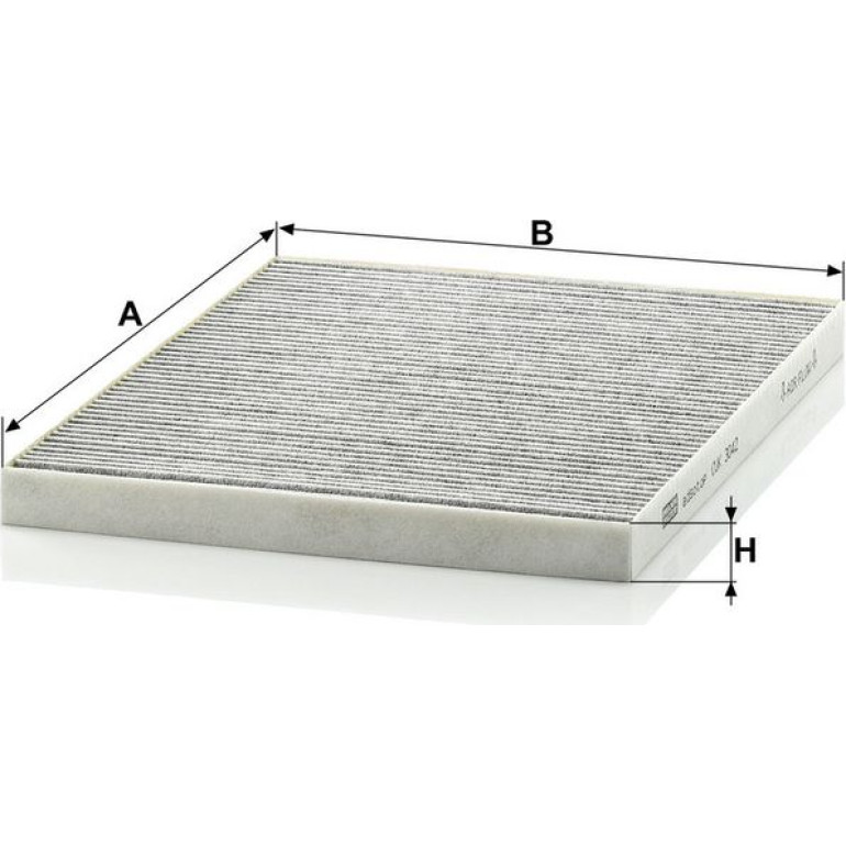 MANN-FILTER CUK 3042 Innenraumfilter, Aktivkohlefilter MANN-FILTER CUK 3042 Innenraumfilter, Aktivkohlefilter