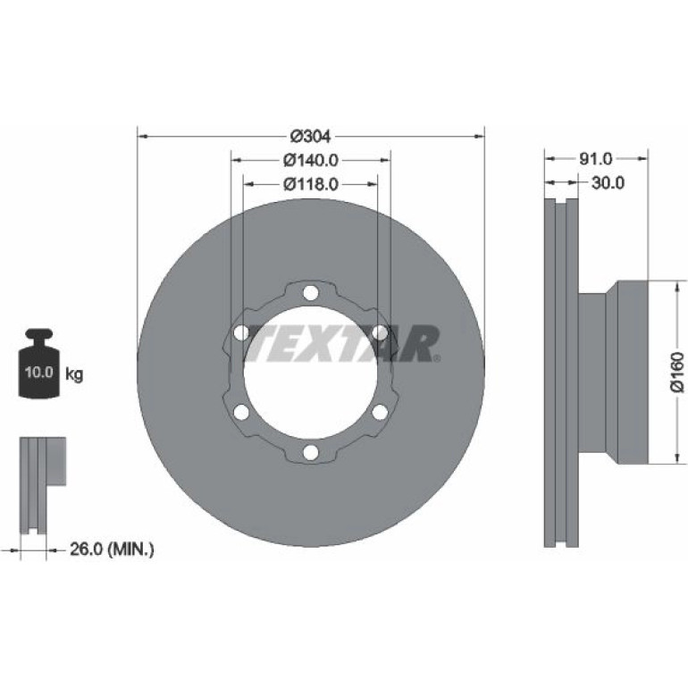 Bremsscheibe 93087400