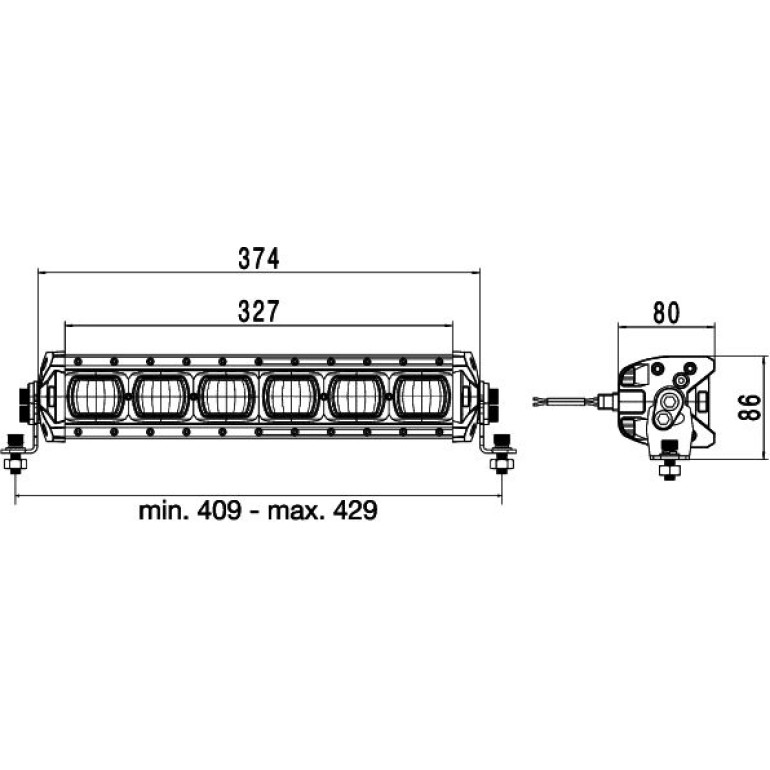 Arbeitsscheinwerfer 1GJ 360 001-002 Arbeitsscheinwerfer 1GJ 360 001-002