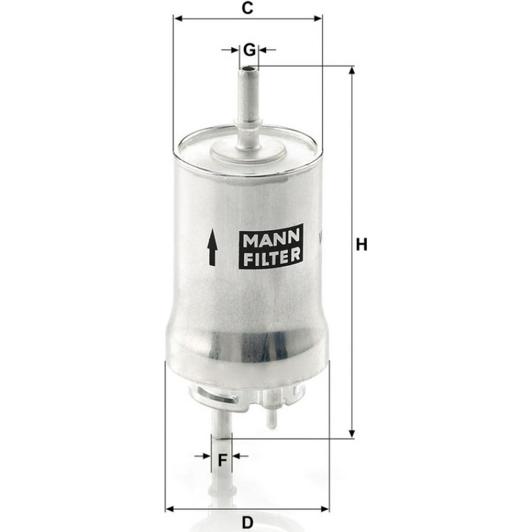 Kraftstofffilter WK 59 X Kraftstofffilter WK 59 X