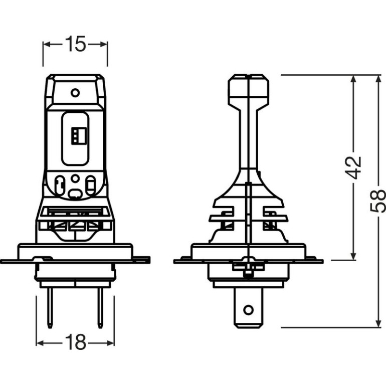 Glühlampe, Fernscheinwerfer 64210DWNBSP-2HB