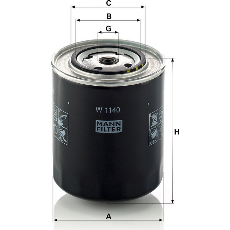 Ölfilter W 1140 Ölfilter W 1140
