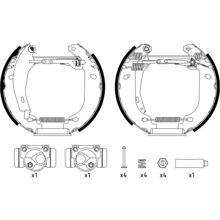 Bremsbackensatz 8DB 355 003-971