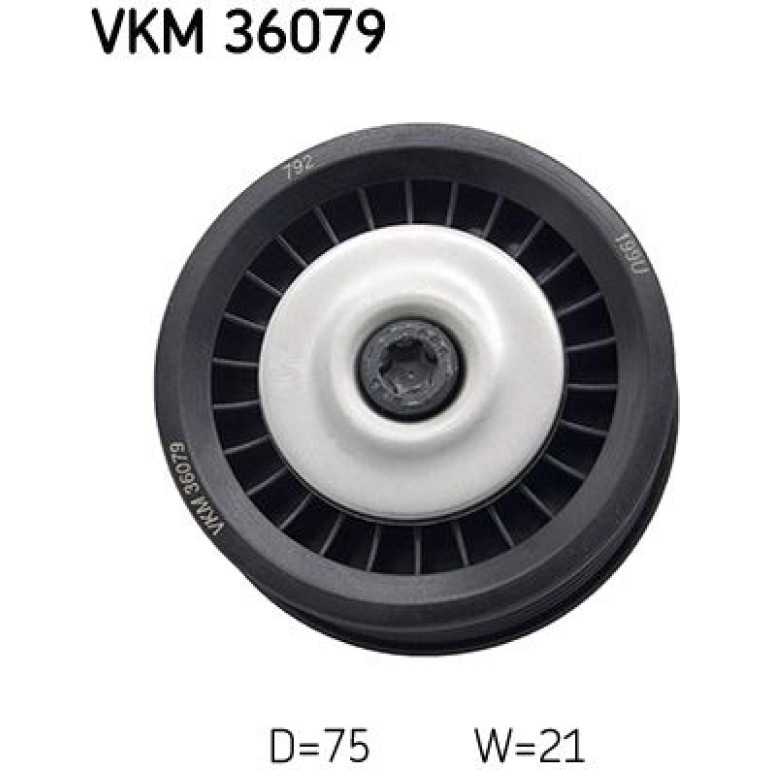 Umlenk-/Führungsrolle, Keilrippenriemen VKM 36079 Umlenk-/Führungsrolle, Keilrippenriemen VKM 36079