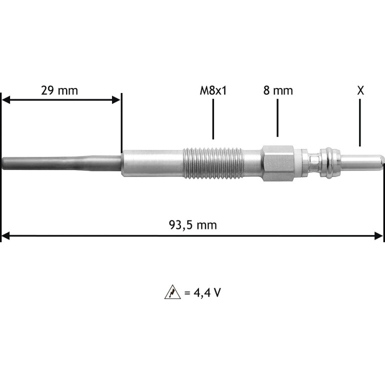 Glühkerze 345206 Glühkerze 345206