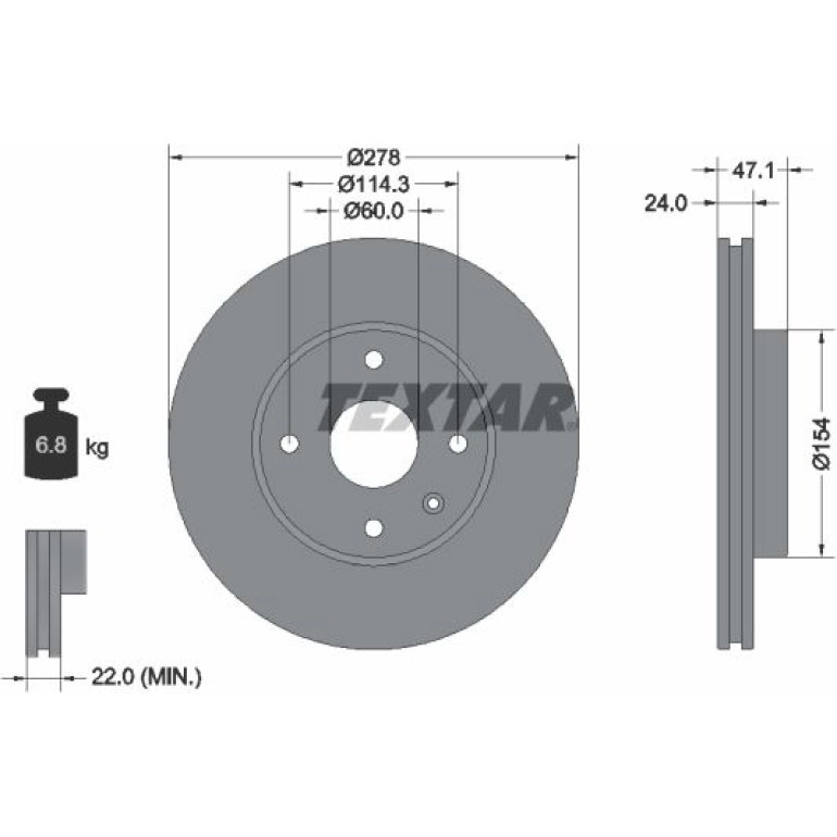 Bremsscheibe 92227303 Bremsscheibe 92227303