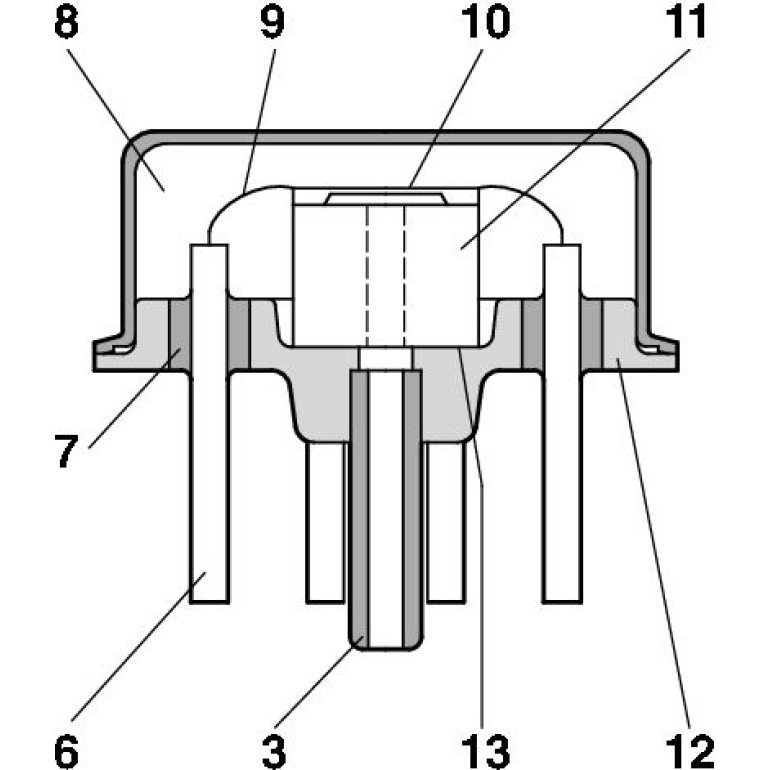 Sensor, Öltemperatur 0 281 006 282 Sensor, Öltemperatur 0 281 006 282