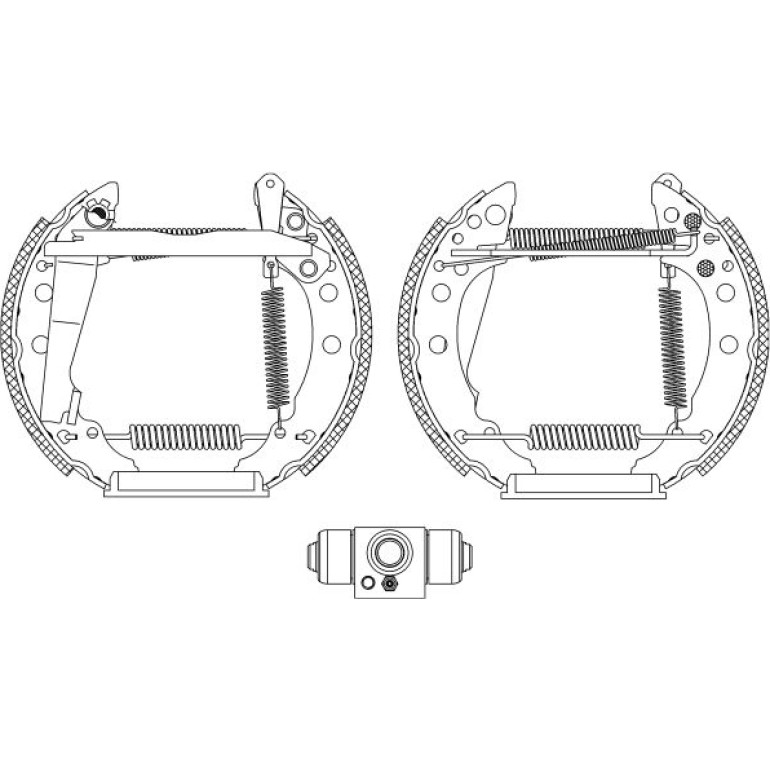 Bremsbackensatz 8DB 355 005-241 Bremsbackensatz 8DB 355 005-241