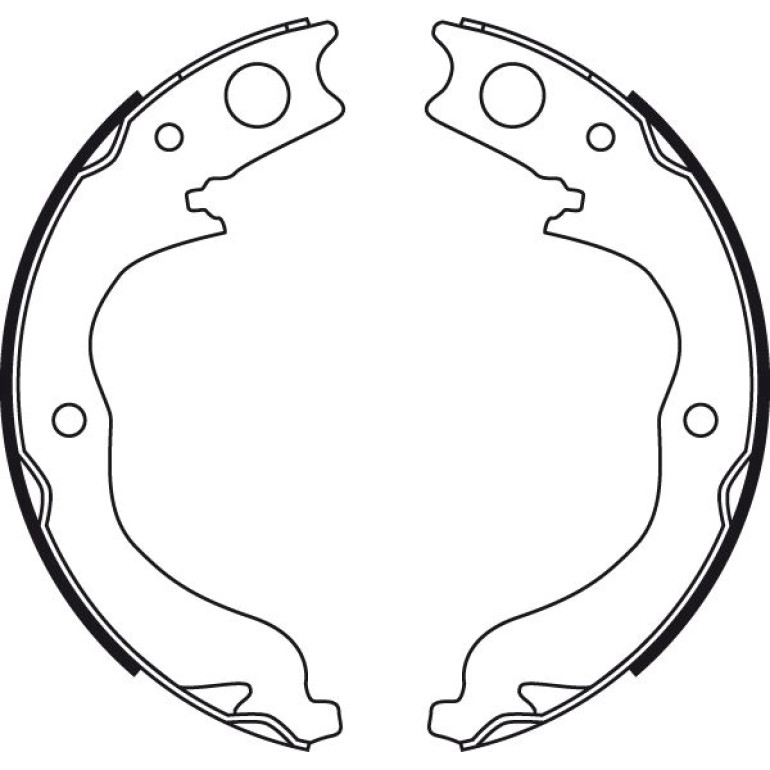 Bremsbackensatz, Feststellbremse GS8753 Bremsbackensatz, Feststellbremse GS8753