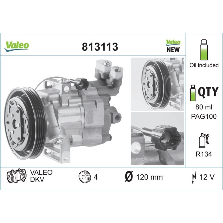 Kompressor, Klimaanlage 813113 Kompressor, Klimaanlage 813113