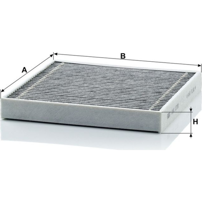 MANN-FILTER CUK 2339 Innenraumfilter, Aktivkohlefilter