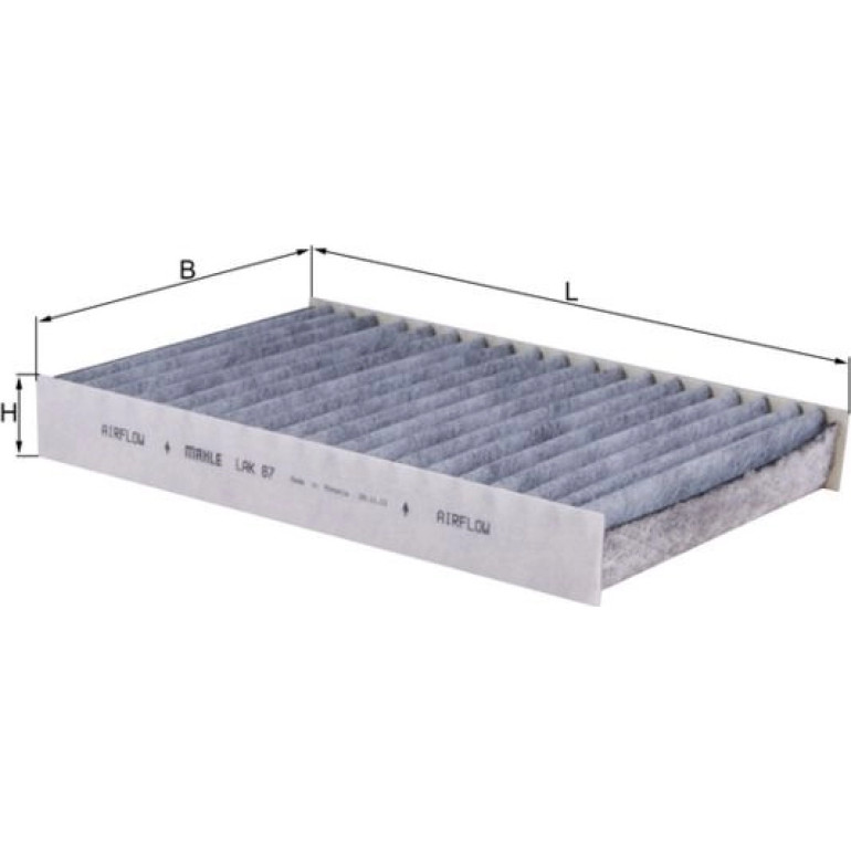 Filter, Innenraumluft LAK 87