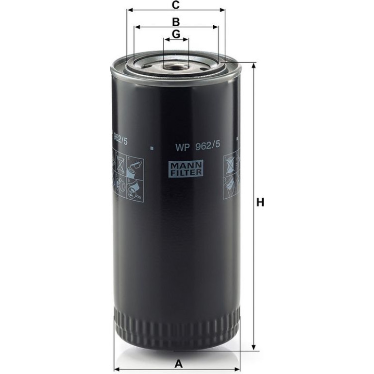 Ölfilter WP 962/5 Ölfilter WP 962/5