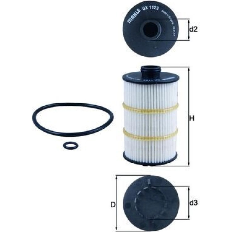 Ölfilter OX 1123D Ölfilter OX 1123D