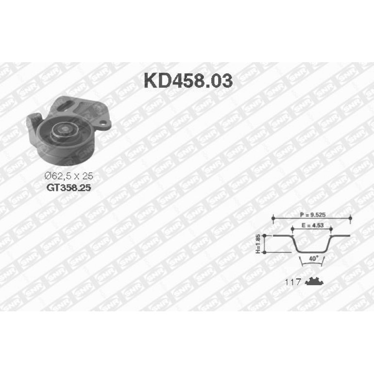 Zahnriemensatz KD458.03 Zahnriemensatz KD458.03