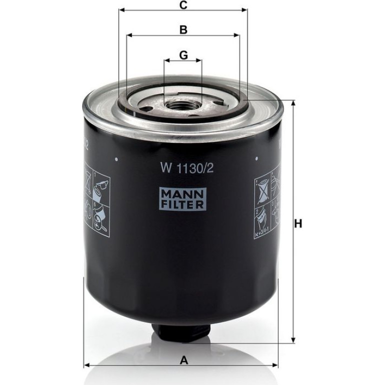 Ölfilter W 1130/2 Ölfilter W 1130/2