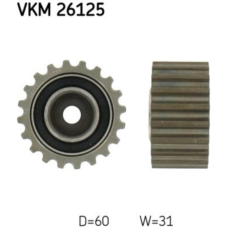 Umlenk-/Führungsrolle, Zahnriemen VKM 26125
