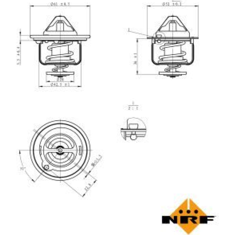 Thermostat, Kühlmittel 725178