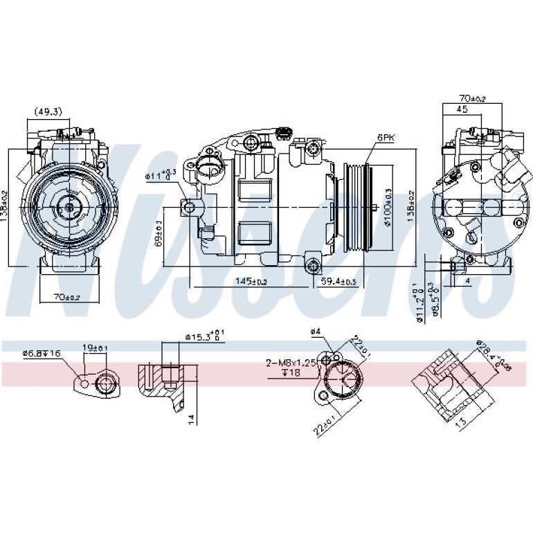 Kompressor, Klimaanlage 890068 Kompressor, Klimaanlage 890068