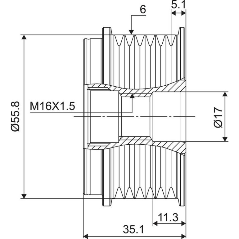 Generatorfreilauf 588128 Generatorfreilauf 588128