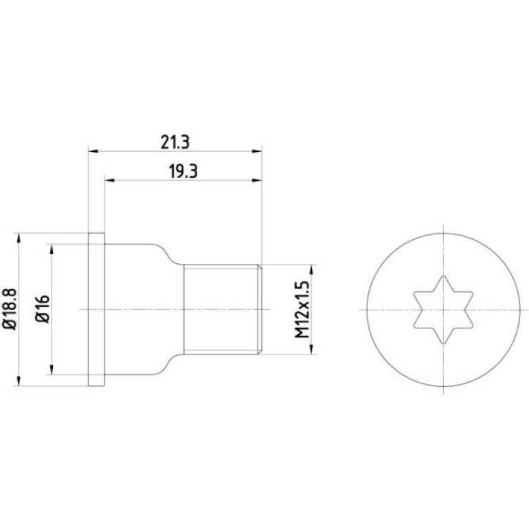 Schraube, Bremsscheibe 8DZ 355 209-051 Schraube, Bremsscheibe 8DZ 355 209-051