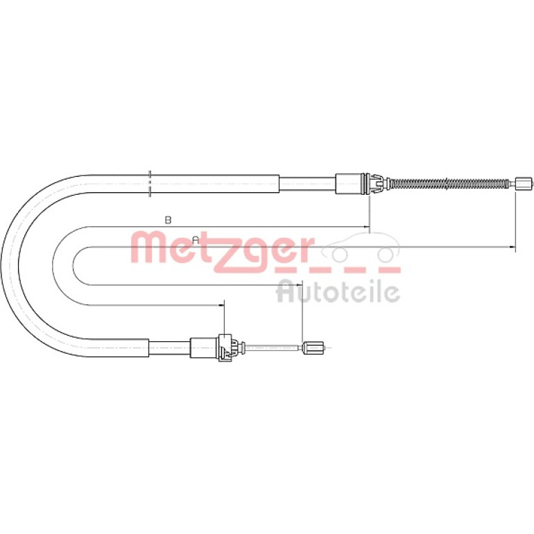 Seilzug, Feststellbremse 10.6033 Seilzug, Feststellbremse 10.6033